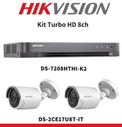 Kit Turbo HD 8ch Hikvision